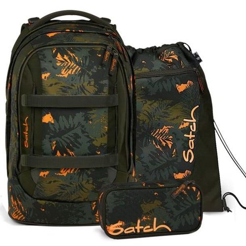 4251349621760 - satch pack Set aus pack + Sportbeutel + Schlamperbox-Jurassic Jungle 4251349621760 - satch pack Set aus pack + Sportbeutel + Schlamperbox-Jurassic Jungle