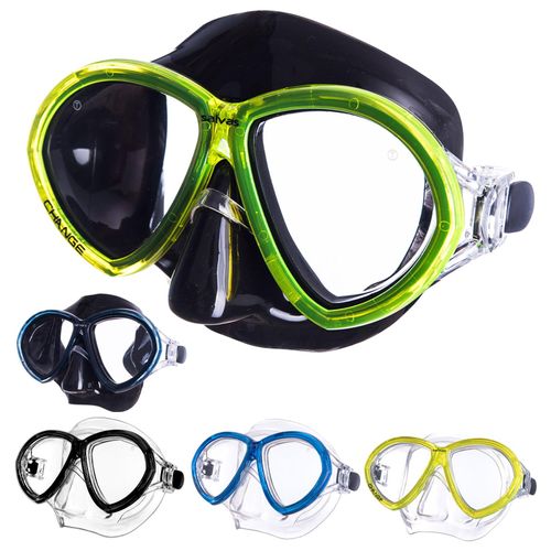 8005115195117 - SALVAS Tauch Maske Change Sr Schnorchel Schwimm Brille Anti Beschlag Erwachsene Farbe blau 8005115195117 - SALVAS Tauch Maske Change Sr Schnorchel Schwimm Brille Anti Beschlag Erwachsene Farbe blau