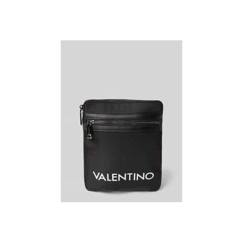 8058043141909 - Valentino by Mario Umhängetasche Textil Emblem Reißverschluss für Herren schwarz