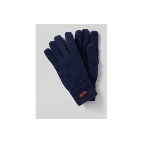 8717457528484 - Handschuhe aus Lammwolle mit Label-Detail Modell HAAKON