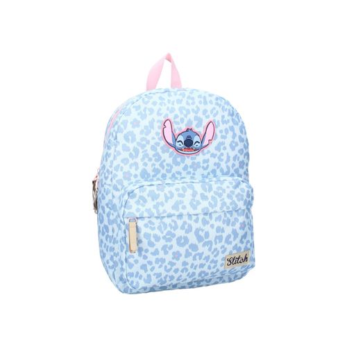 8712645323742 - Stitch Rucksack Kinder Blooming Bags Schulrucksack Lila Blumenm