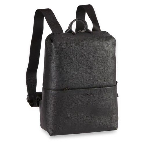 8032803756404 - Mellow Leather Squared Backpack FZT38-black