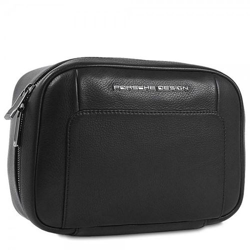 4056487000527 - Roadster Kulturbeutel Leder 23 cm black