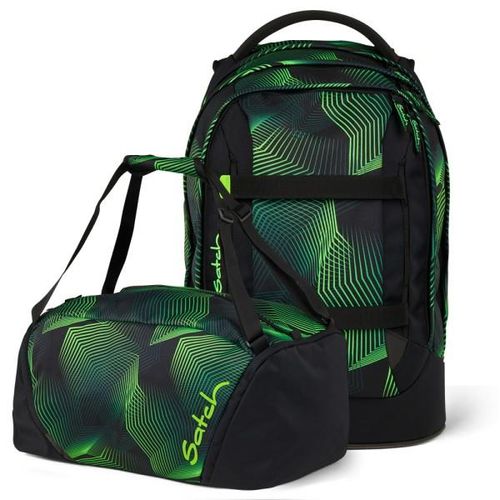 4251349622200 - satch pack Set aus pack + Sporttasche-Seismic Green
