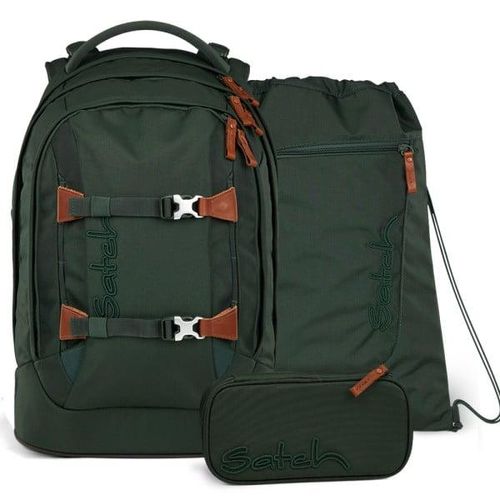 4251349621838 - satch pack Set aus pack + Sportbeutel + Schlamperbox-Nordic Forest Green