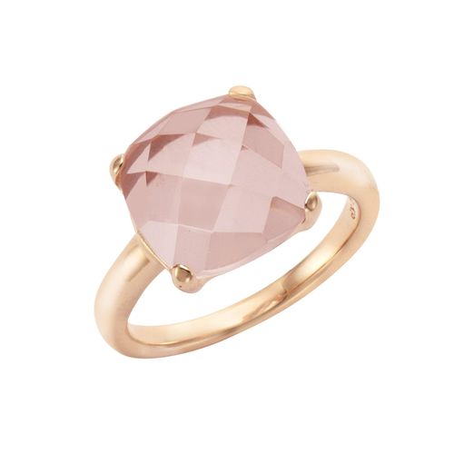 4006046258487 - Jamelli Ring 925 - Sterling Silber Rosenquarz rosa Glänzend (Größe 058 (185))