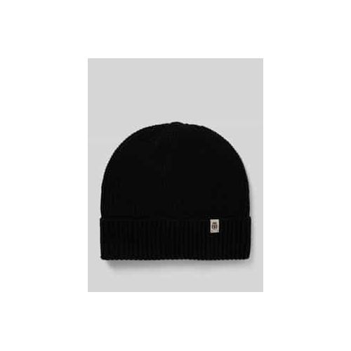4053071001489 - Beanie mit Label-Detail Modell Pure Merino