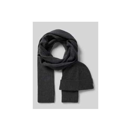 4065606138010 - Beanie im Set mit Schal in Strick-Optik Modell Winter 4065606138010 - Beanie im Set mit Schal in Strick-Optik Modell Winter