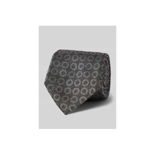 4063545548068 - Seidenkrawatte mit Label-Detail (75 cm)