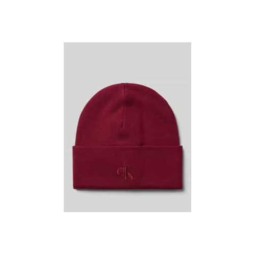 8719849937355 - Beanie aus Viskose-Mix mit Logo-Stitching