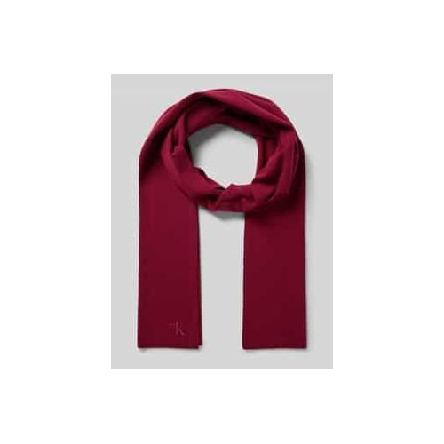 8719849945503 - Schal aus Viskose-Mix mit Logo-Stitching