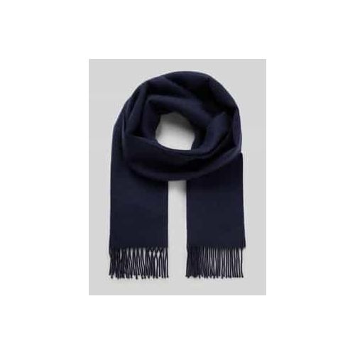 4035419537324 - Schal aus Schurwolle mit Label-Stitching