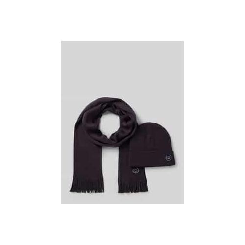 4035419573124 - Set aus Schal und Mütze mit Label-Stitchings