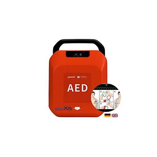 4262483650035 - Defibrillator MedX5 HeartSave YA automatische Schockabgabe Sprachausgabe DE EN LCD-Anzeige IP55 ohne HLW-Feedback-Sensor 4262483650035 - Defibrillator MedX5 HeartSave YA automatische Schockabgabe Sprachausgabe DE EN LCD-Anzeige IP55 ohne HLW-Feedback-Sensor