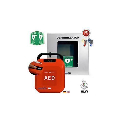 4262483650370 - Defibrillator MedX5 HeartSave Y für Innen Außen manuelle Schockabgabe Sprachausgabe DE EN IP55 klimatisierter Wandkasten inkl Alarm mit HLW-Feedback-Sensor 4262483650370 - Defibrillator MedX5 HeartSave Y für Innen Außen manuelle Schockabgabe Sprachausgabe DE EN IP55 klimatisierter Wandkasten inkl Alarm mit HLW-Feedback-Sensor