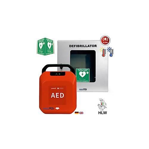 4262483650387 - Defibrillator MedX5 HeartSave YA automatische Schockabgabe Sprachausgabe DE EN IP55 klimatisierter Wandkasten inkl Alarm mit HLW-Feedback-Sensor 4262483650387 - Defibrillator MedX5 HeartSave YA automatische Schockabgabe Sprachausgabe DE EN IP55 klimatisierter Wandkasten inkl Alarm mit HLW-Feedback-Sensor