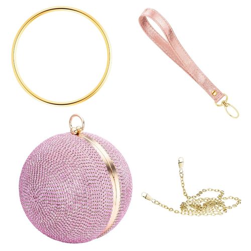 9120120095746 - Handbag Metall mit Zirkonia pink 9120120095746 - Handbag Metall mit Zirkonia pink