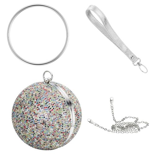 9120120095760 - Handbag Metall mit Zirkonia multi farben