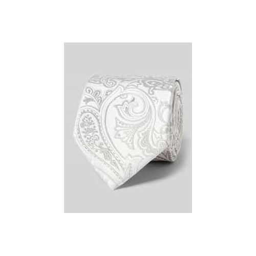 4066425281703 - Seidenkrawatte mit Motiv-Stitching
