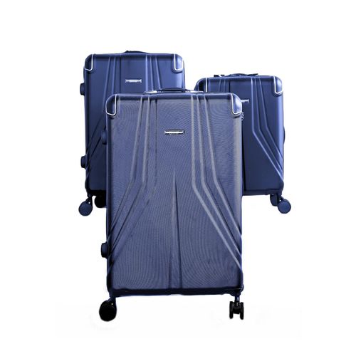 4255829561881 - 3 Tlg Koffer-Set mit 4 Rädern Hartschale mit Kantenschutz 360°