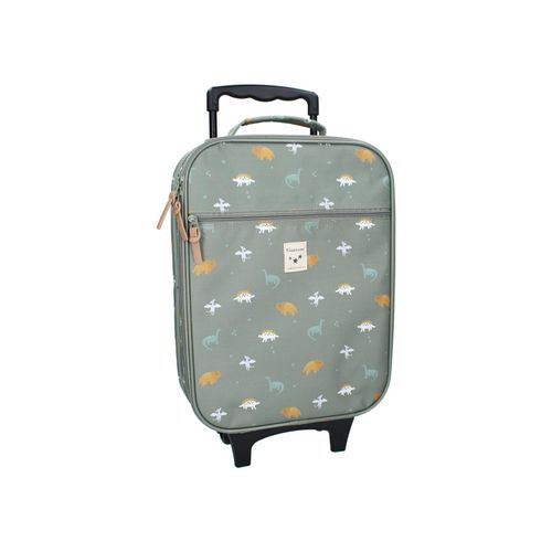 8712645324886 - Kidzroom Kindertrolley mit Dino-Print Koffer für Kinder Rollkoffer 41×