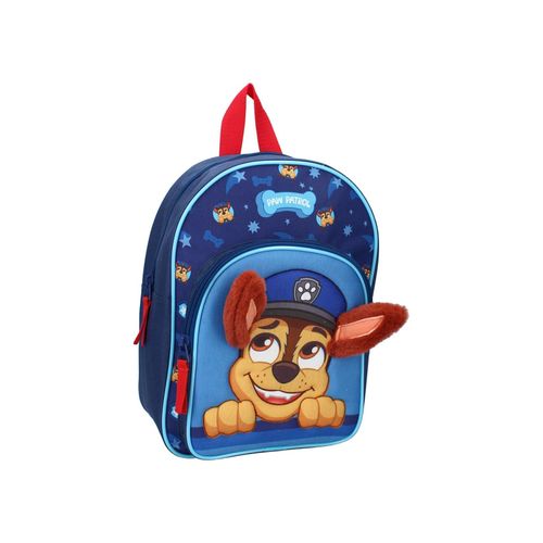 8712645312449 - PAW Patrol 3D Kinder-Rucksack Chase mit Ohren – Blau – für Schule & Fr