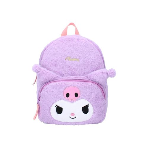 8712645323377 - Kuromi Rucksack Fluffy Festival – Plüschrucksack für Alltag & Freizeit