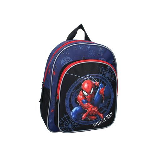 8712645314801 - Spider-Man Kinderrucksack Blau – Schulranzen mit 2 Fächern & verstellb 8712645314801 - Spider-Man Kinderrucksack Blau – Schulranzen mit 2 Fächern & verstellb