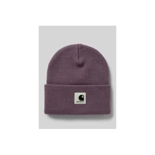 4068584342523 - Beanie mit Label-Patch Modell Ashley