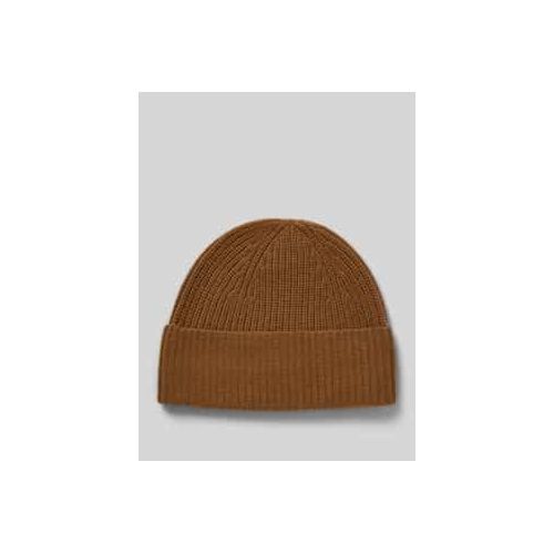4067557184832 - Beanie aus reinem Kaschmir mit breitem Umschlag