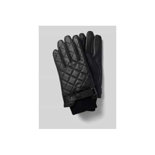 0885798266827 - Handschuhe aus echtem Leder mit Rippstrick-Bündchen 0885798266827 - Handschuhe aus echtem Leder mit Rippstrick-Bündchen