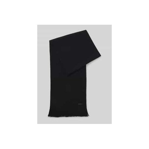 4063537937719 - BOSS Wollschall Logo-Patch für Herren schwarz OneSize