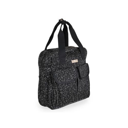 3800146272203 - Wickeltasche Mivida Clips Wickelunterlage Reißverschluss Schultergurte schwarz