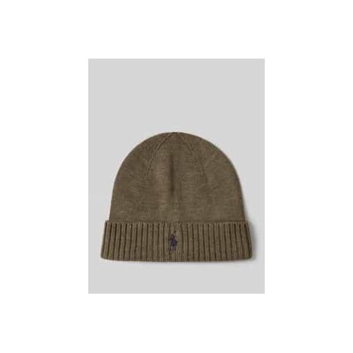 3616855008497 - Beanie aus Wolle mit Label-Stitching 3616855008497 - Beanie aus Wolle mit Label-Stitching