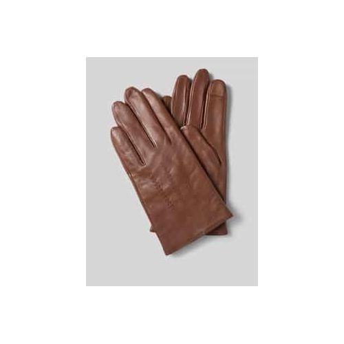 4063544493550 - Handschuhe aus Lammleder mit Label-Detail Modell Hainz