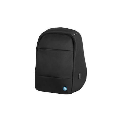 4021068462001 - Laptop Rucksack Stop Ocean Plastic ANTIGUA RPET für 1 Notebook bis 156 & 1 Tablet Hauptfach & Reißverschlussfach USB-Ladeport Sicherheitsfach Recycling-PET schwarz