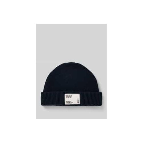 5715575657683 - Regular Fit Mütze aus Woll-Mix mit Logo-Patch Modell Milo
