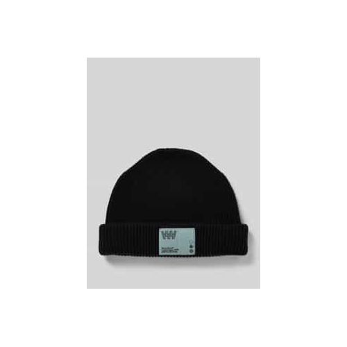 5715575657690 - Regular Fit Mütze aus Woll-Mix mit Logo-Patch Modell Milo