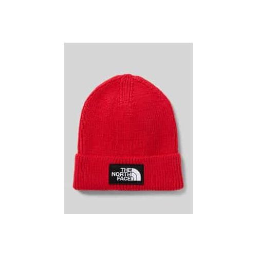 0197803997320 - Beanie in Strick-Optik mit Logo-Patch Modell Box