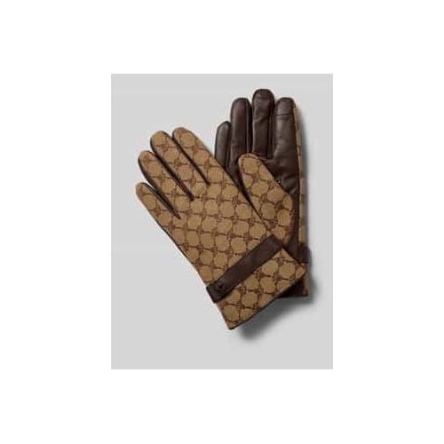 9010618153679 - Lederhandschuhe mit Druckknopfriegel
