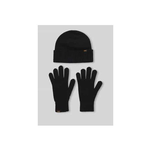 4063547586921 - Handschuhe und Mütze im Set aus Woll-Mix Modell KALIPSO