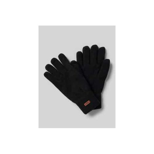 8717457207310 - Handschuhe aus Lammwolle mit Label-Detail Modell HAAKON