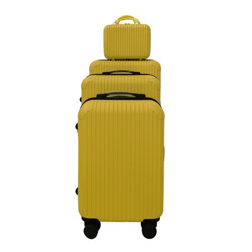 4255701931481 - Hartschalenkoffer 4er-Set Frenzi Gelb