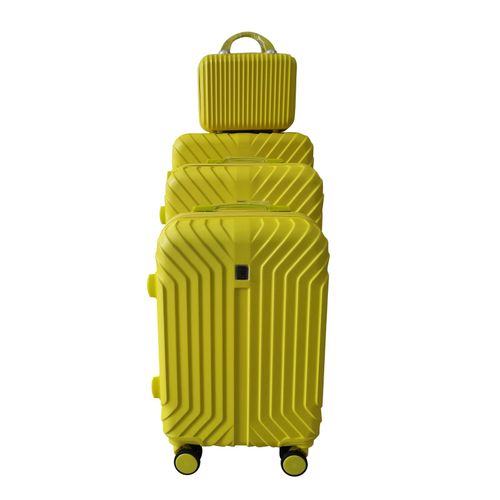 4255701931238 - Hartschalenkoffer 4er-Set Mabell Gelb