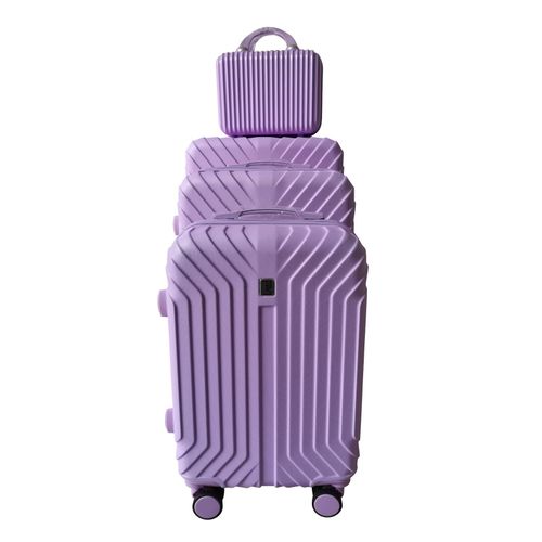 4255701931252 - Hartschalenkoffer 4er-Set Mabell Lila