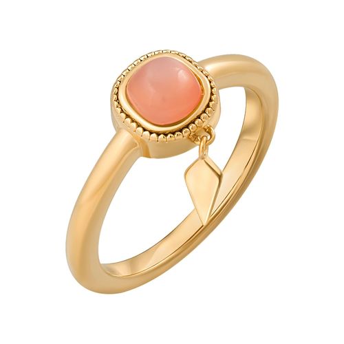 4006046430029 - cai Ring 925 Silber vergoldet orange Mondstein