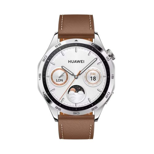 6942103104800 - Watch GT4 46mm (Phoinix-B19L) (silber braunes Lederarmband) (40-56-6078) - Huawei