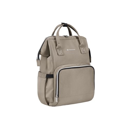 3800171214926 - Kikkaboo Wickeltasche Siena Rucksack Wickelunterlage Grifflänge einstellbar hellbraun