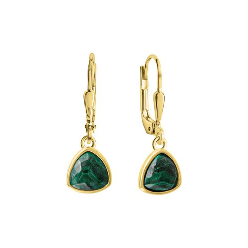 4006046415859 - Paar Ohrstecker CELESTA 925 Sterling Silber vergoldet Malachit Ohrringe Gr ONE-SIZE Silber 925 (Sterlingsilber) gelb (gelb grün) Damen 4006046415859 - Paar Ohrstecker CELESTA 925 Sterling Silber vergoldet Malachit Ohrringe Gr ONE-SIZE Silber 925 (Sterlingsilber) gelb (gelb grün) Damen