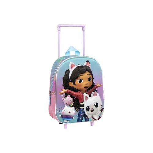 8445484538076 - Dollhouse Kinder Trolley Rucksack – 3D Schulrucksack Reisetasche 8445484538076 - Dollhouse Kinder Trolley Rucksack – 3D Schulrucksack Reisetasche